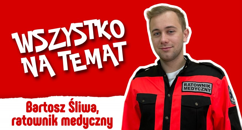Bartosz Śliwa, ratownik medyczny: „Rzucił się na mnie człowiek z nożem”