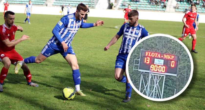 Aż 0:13. MKP znokautowany przez Flotę w Pucharze Polski