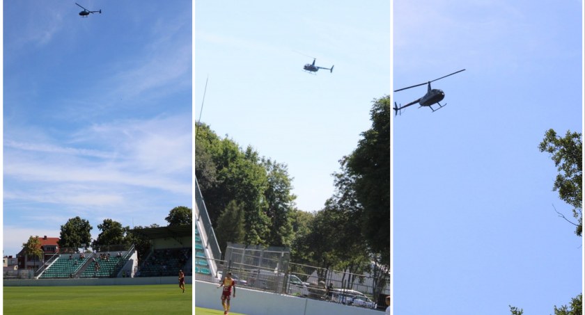 Uciążliwy helikopter koło domów. Mieszkaniec: Mieliśmy dość