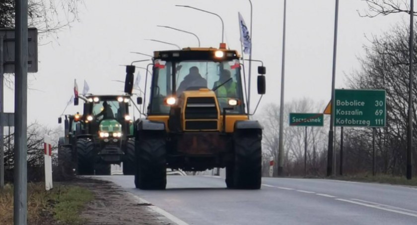 Rządowych pieniędzy jest za mało. Rolniczy protest w Szczecinku