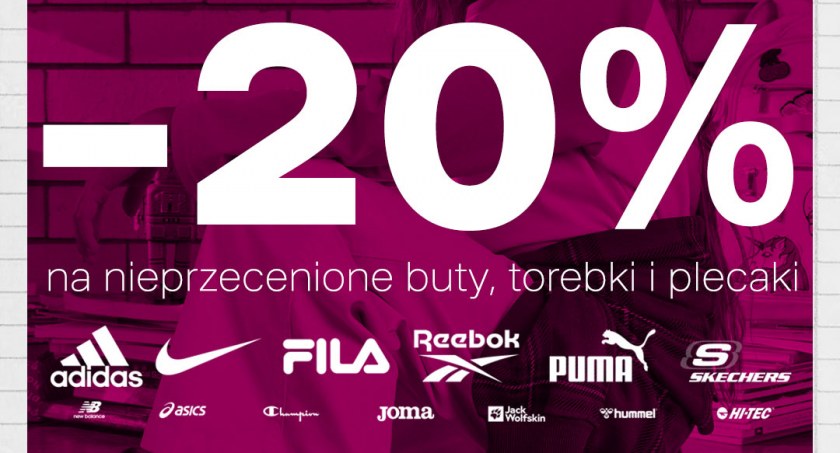 Deichmann: 20% przeceny. Back to school