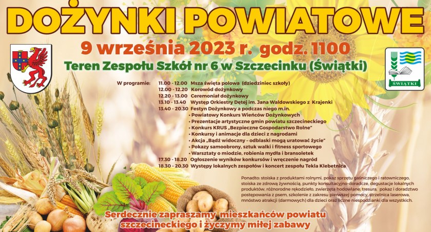 Pamiętajcie o dożynkach powiatowych!