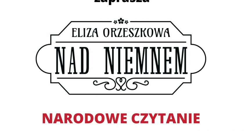 Narodowe Czytanie w Bornem. Zaproszenie