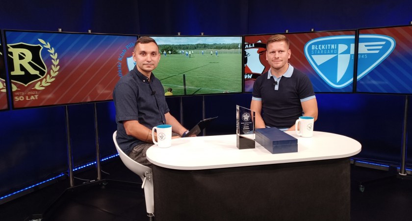 Michał Boderek w programie ZZPN. Odebrał nagrodę dla trenera miesiąca