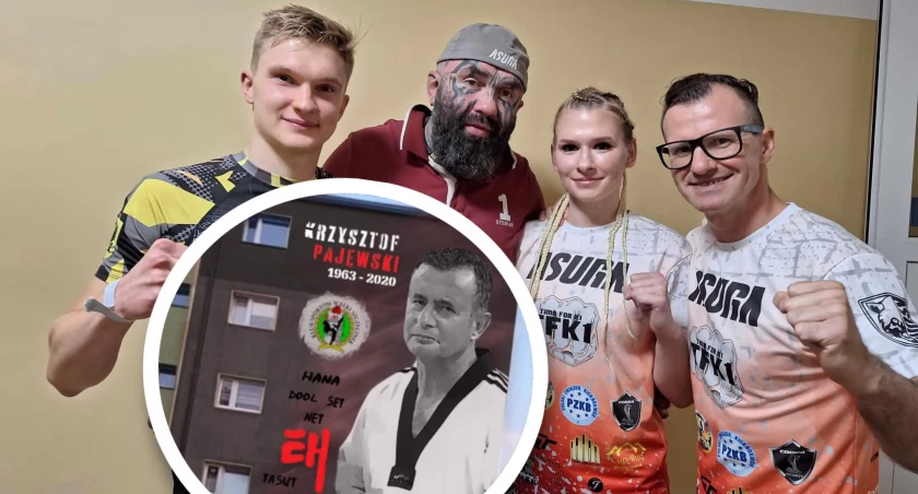 Marcin „Różal” Różalski zachęca do głosowania na mural z Krzysztofem Pajewskim