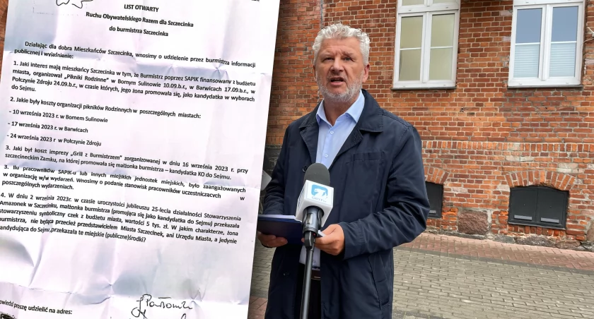 „Grill z Burmistrzem”, koszty i czeki. Ruch Obywatelski chce wiedzieć