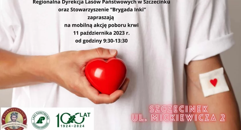 Możesz oddać krew, dla innych jest bezcenna. Akcja RDLP i Brygady Inki