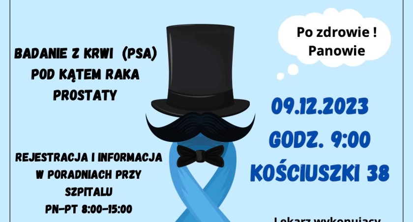 Rak prostaty? Nie daj się i bezpłatnie sprawdź stan zdrowia