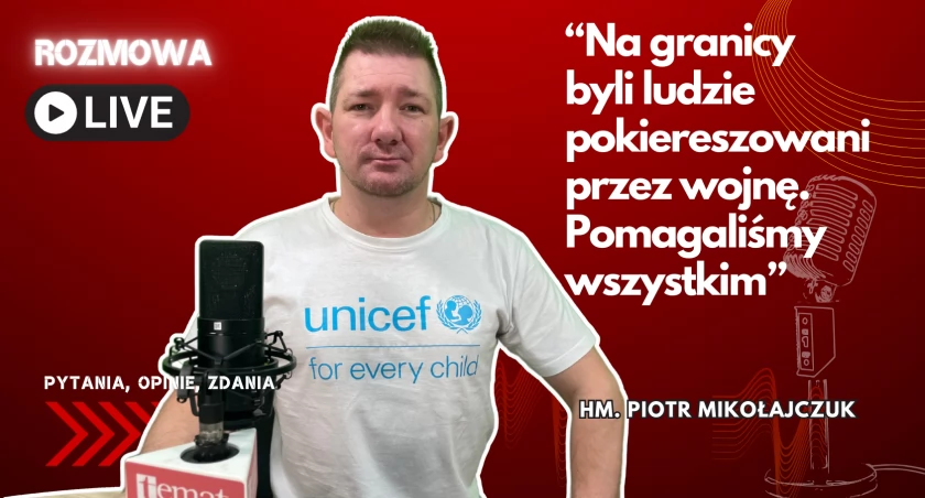 Morze Ukraińców na polskiej granicy. Czekali na pomoc, dostali ją