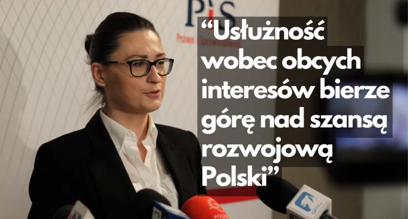 CPK. Golińska: Brak ambicji. Polacy już nie przyjmują tanich wymówek