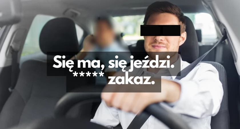 Za nerwowo przy policji. Jeździć nie miał prawa