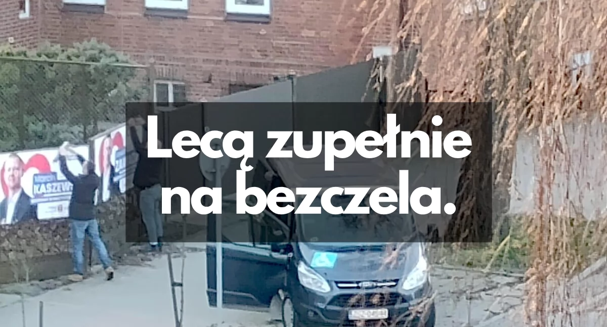 Wybory w czasie pracy. Nawet się nie kryli