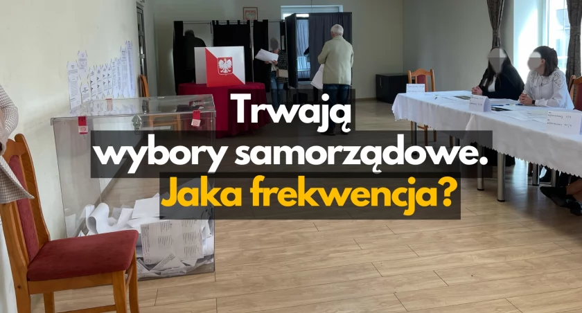 Wybory samorządowe 2024. Mała frekwencja