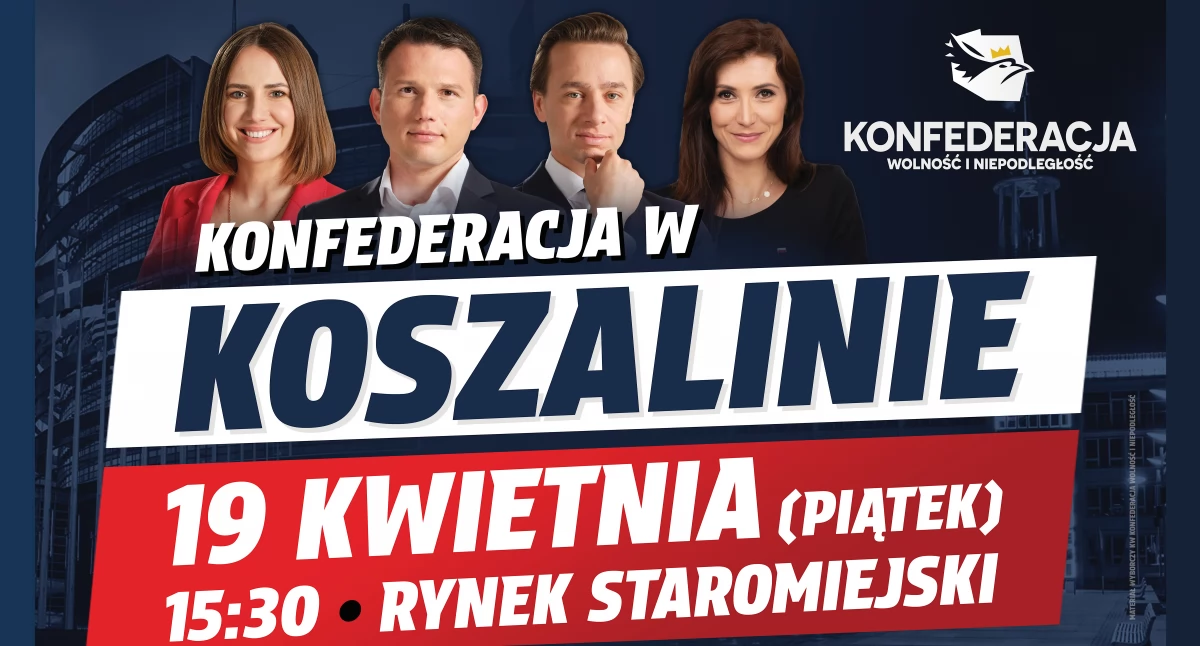 Mentzen i Bosak w Koszalinie. Zaproszenie