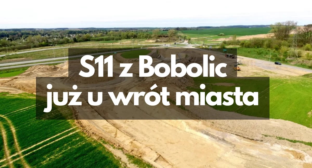 Budowa S11: Już widać wjazd do Szczecinka