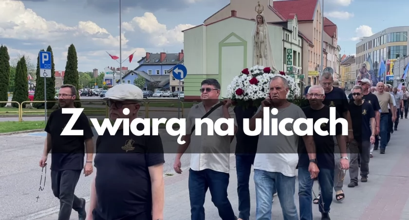 Męski różaniec w spiekocie dnia