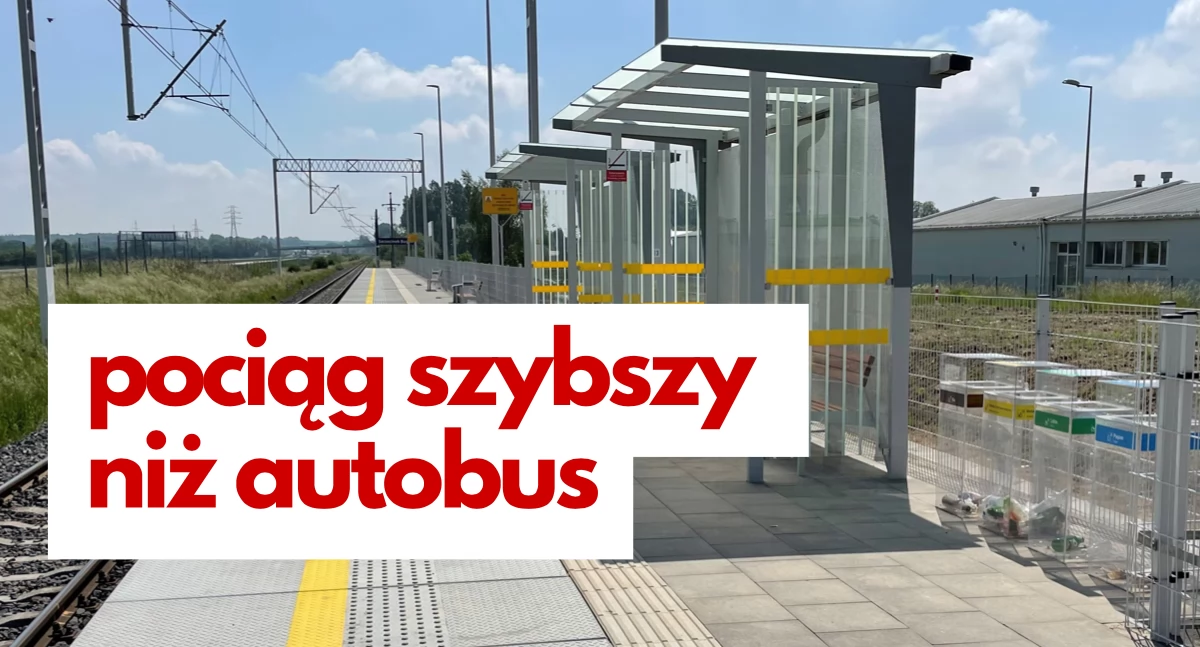 Tym pociągiem szybciej, niż... miejskim autobusem