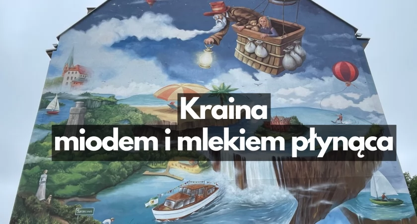 Bajkowe to nasze miasto. Nowy mural w Szczecinku