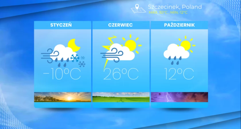 Całymi latami jest średnio. Pogoda w Szczecinku