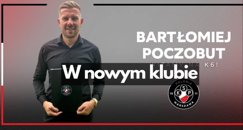 Bartłomiej Poczobut zawodnikiem Polonii Warszawa