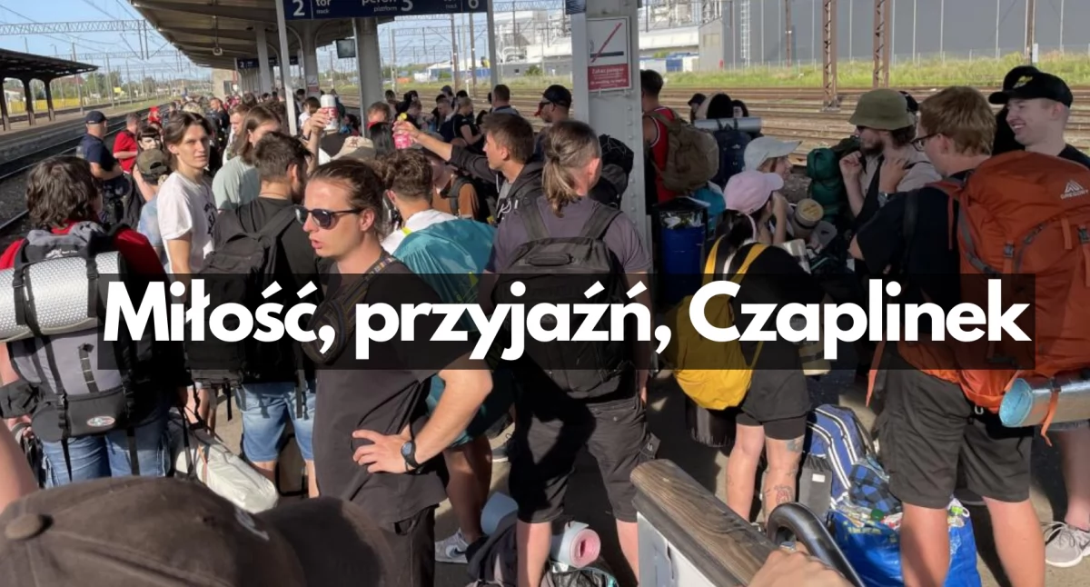 Poland Rock Festival 2024. Tłumy na dworcu w Szczecinku