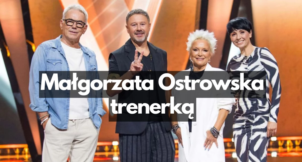 Małgorzata Ostrowska na czerwonym fotelu w The Voice Senior
