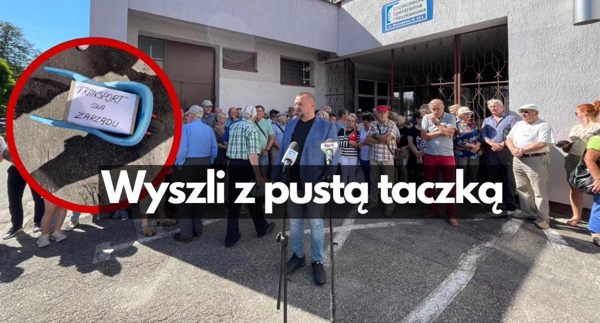 Protest spółdzielców w Szczecinku. I nic