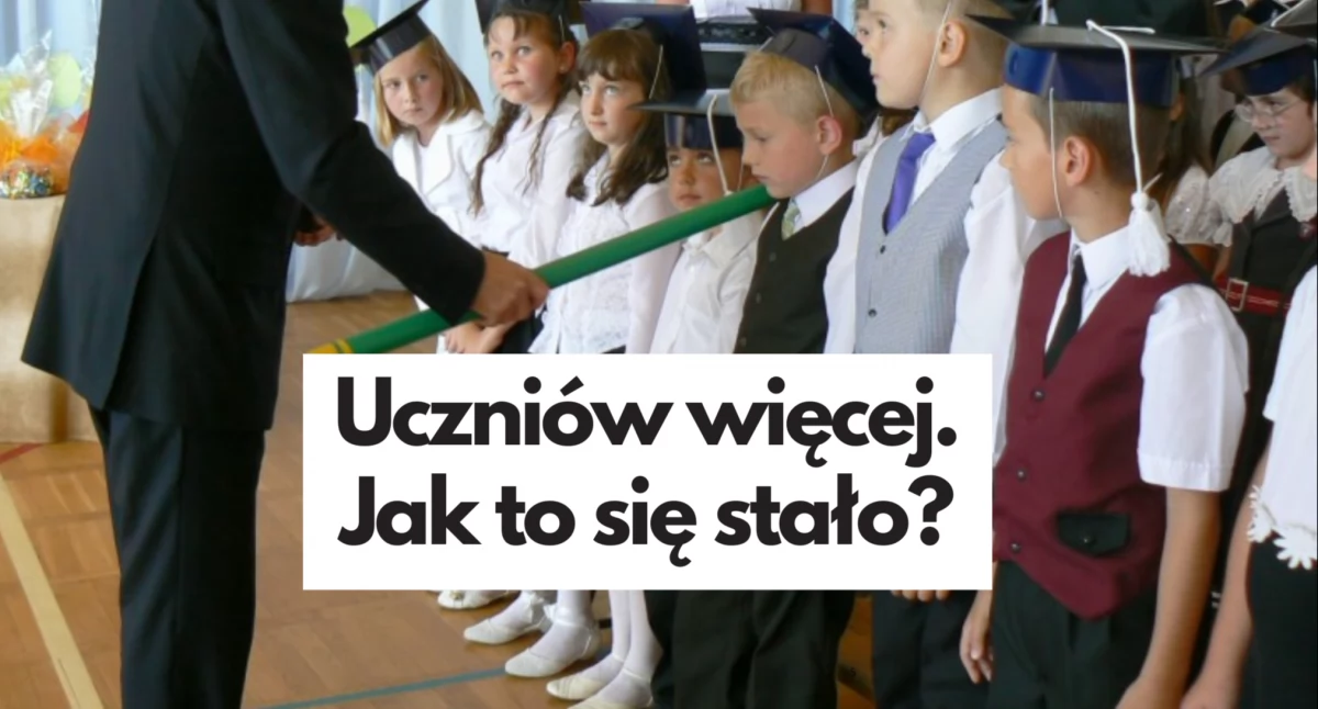 Cud w szkołach. Niż demograficzny, uczniów więcej
