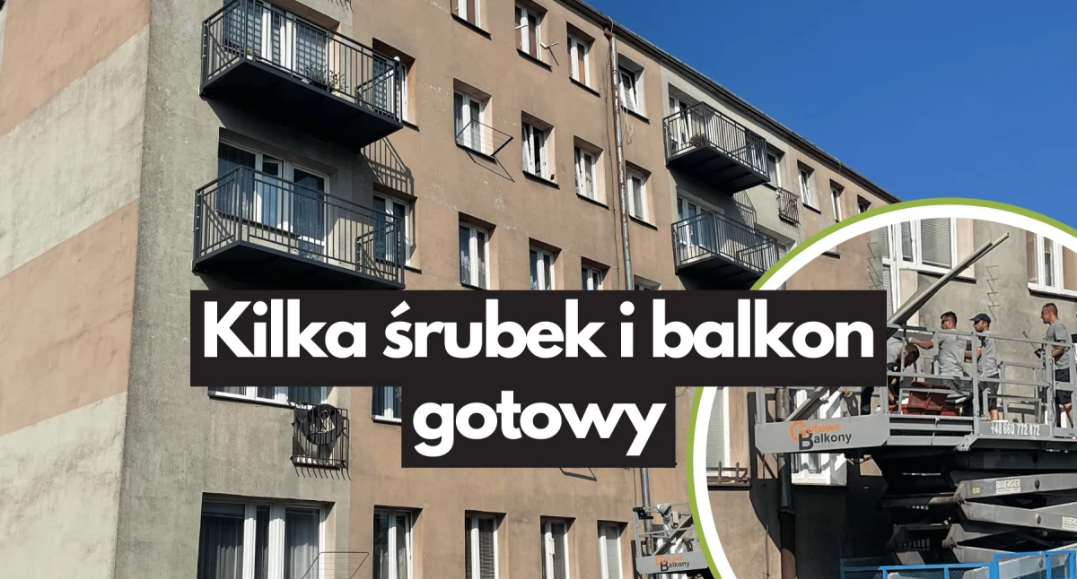 Balkony przyklejone do bloku. Na Spółdzielczej szok