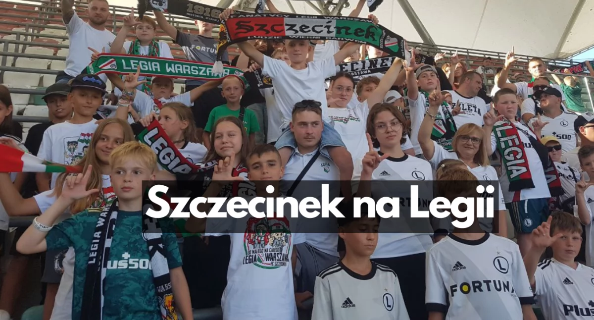 Dzieci ze Szczecinka pojechały do Warszawy na mecz Legii