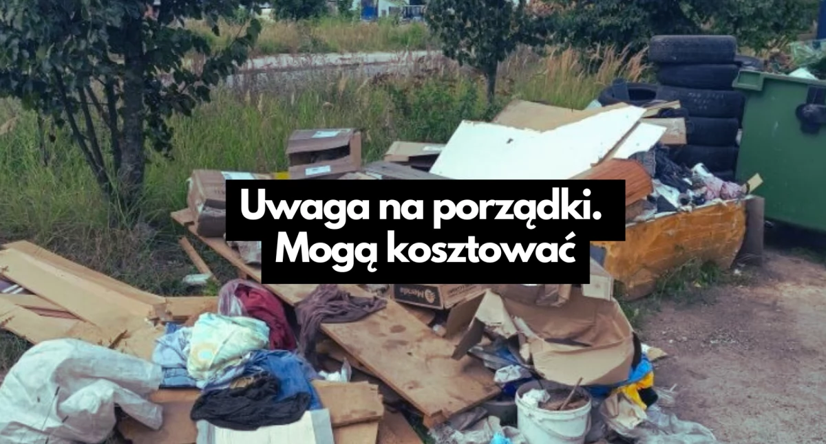 Sprzątanie garażu nagrodzone mandatem