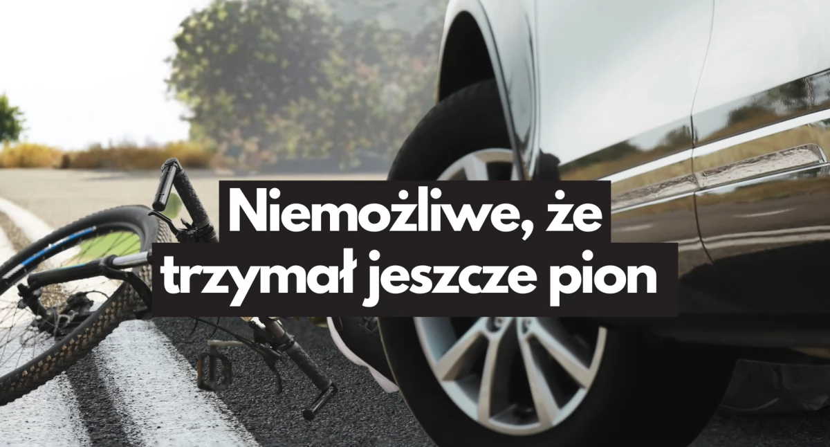 Trzy promile. Niby niemożliwe, ale potrafił jeszcze na rowerze 