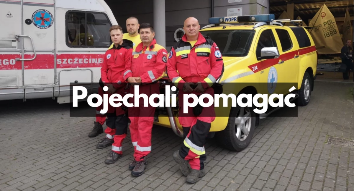 WOPR Szczecinek z pomocą powodzianom