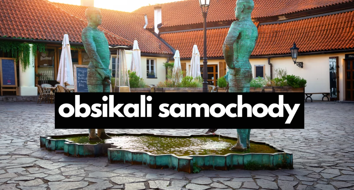 Obsikali samochody, jechali na bani