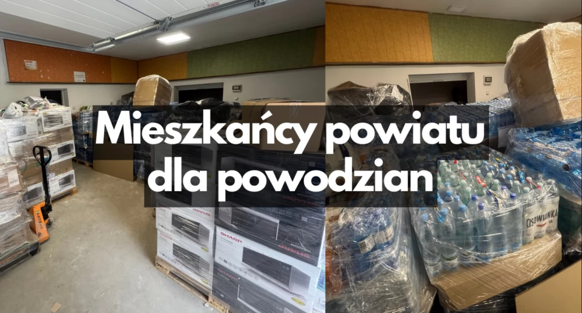 Cała ciężarówka darów wyruszyła na południe Polski