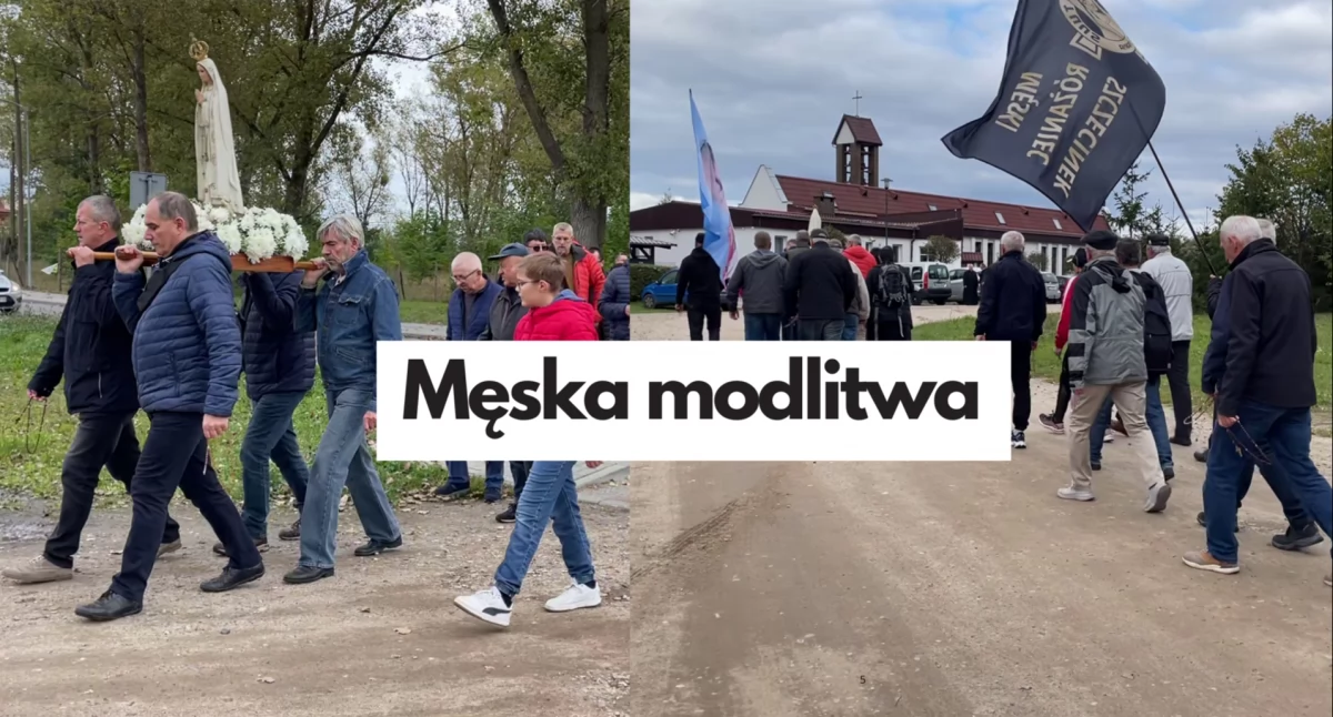 Kolejna uliczna modlitwa mężczyzn