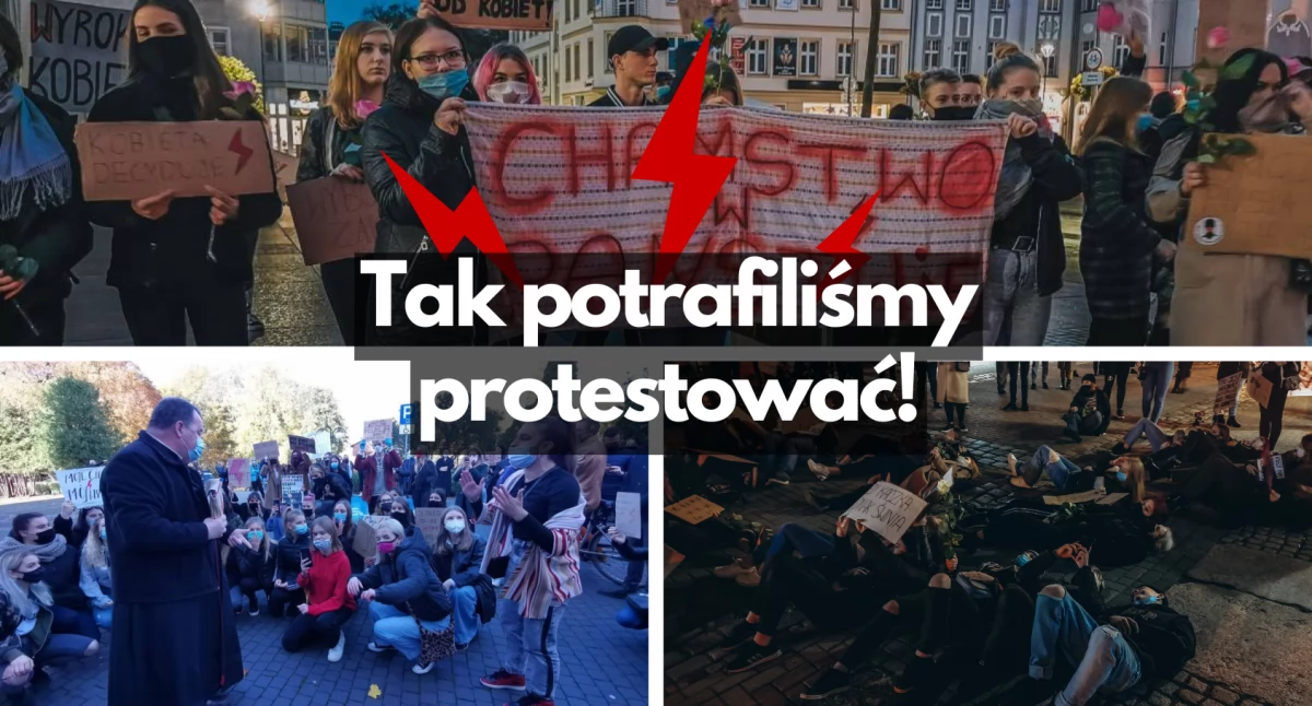 „Nie oddam prawicy mojej macicy” oraz inne hasła. Tak wyglądał strajk kobiet w Szczecinku