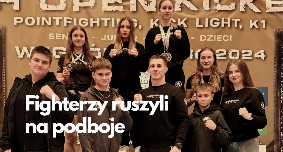 Węgrów: Kickbokserski weekend. Medale zawodników Spider