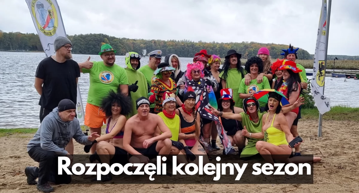 Szczecineckie Morsy rozpoczęły kolejny sezon wspólnych kąpieli
