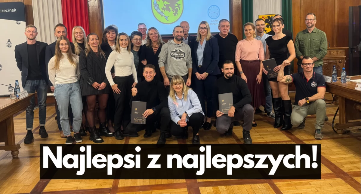 Sportowcy ze Szczecinka z nagrodami i gratulacjami