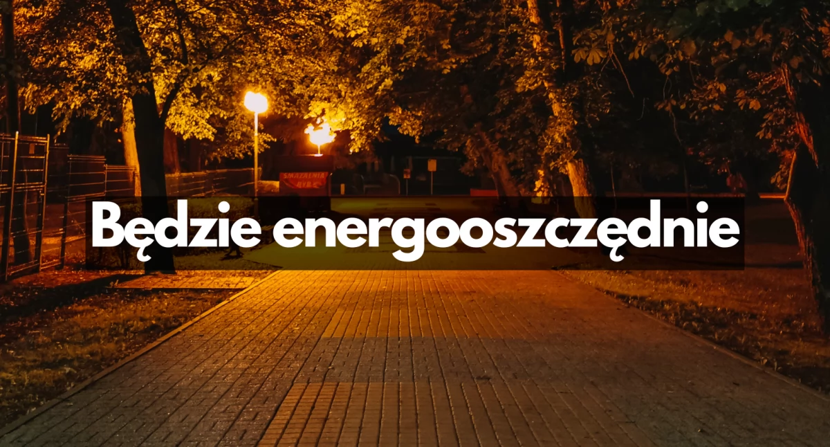 LED-y będą oświetlały park i Strefę