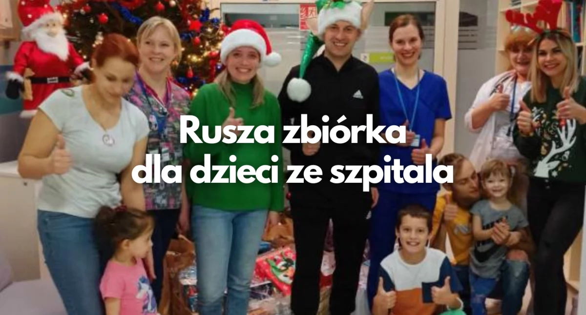 Zbiórka świątecznych prezentów dla dzieci ze szpitala