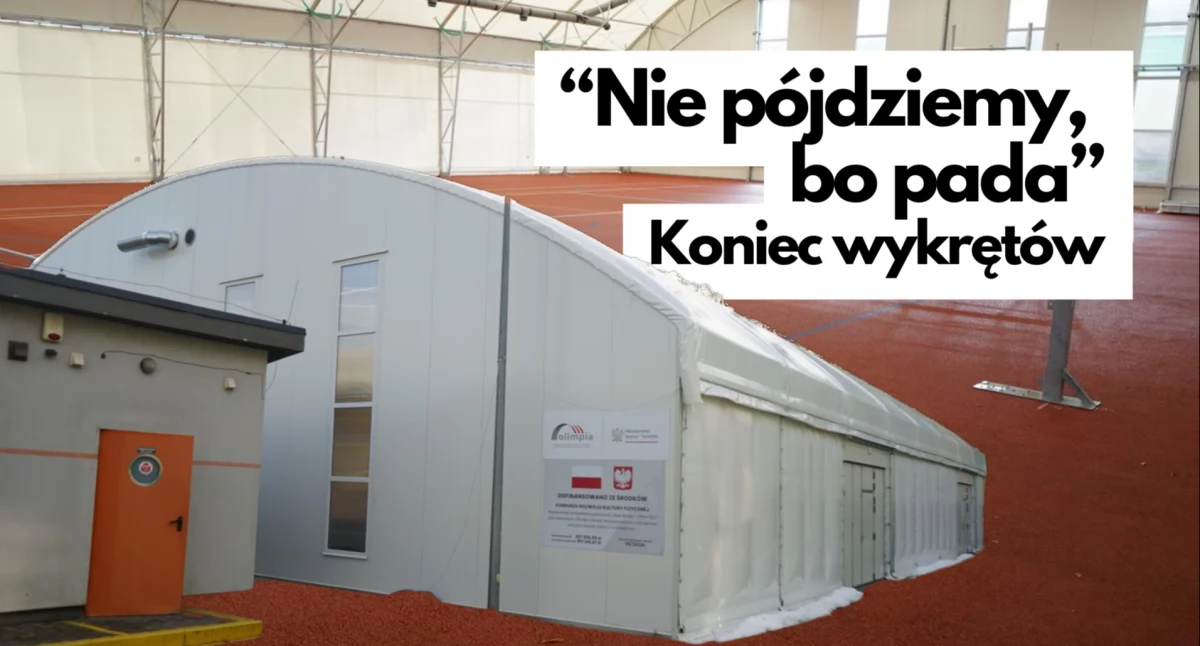 Odpalają lodowisko pod dachem, więc nie ma wymówek