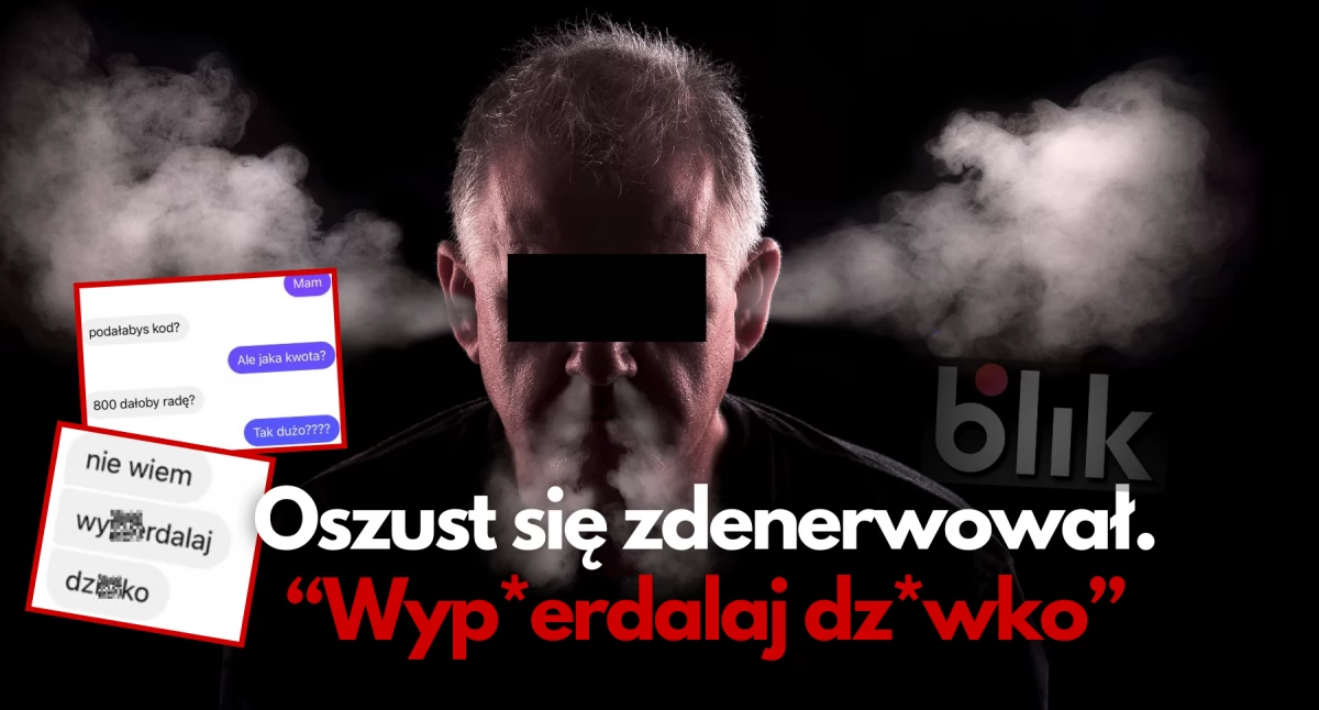 Chciał 800 zł i kazał „wypierd*lać