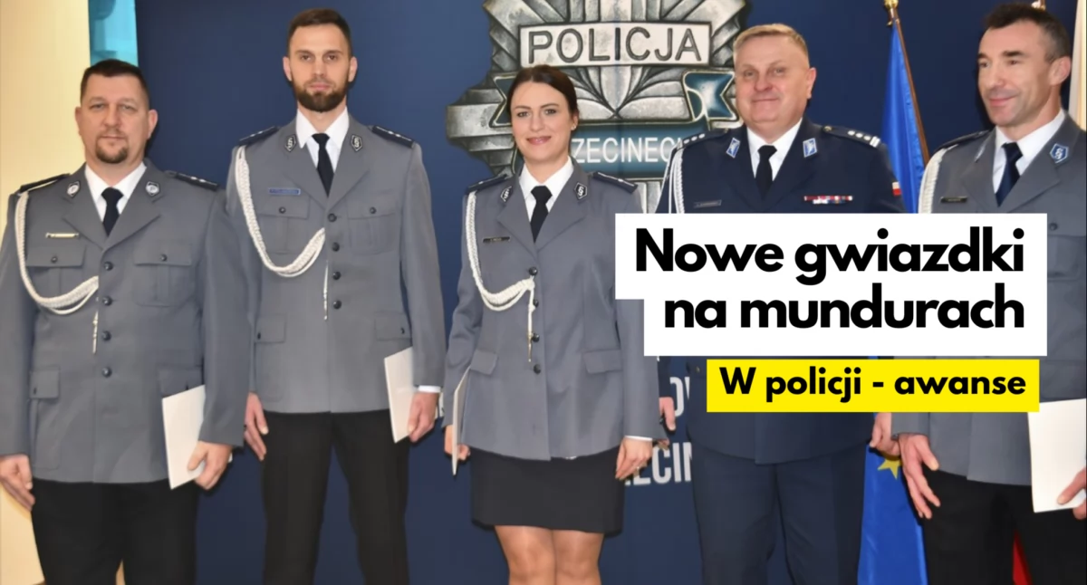 Mundury z wyższą rangą. Piątka policjantów awansowanych