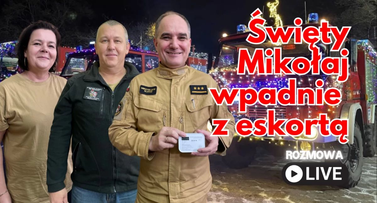 Strażacy i Święty Mikołaj ruszą w trasę. Nie przegap konwoju