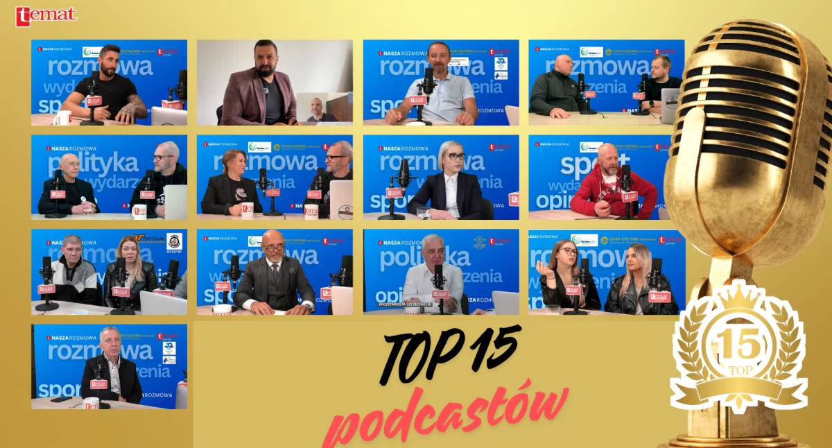 TOP 15 podcastów Tematu. To oglądaliście zdecydowanie najchętniej