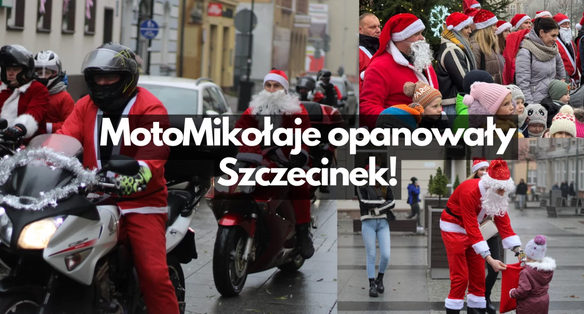 Mikołaje na motorach rozdawały prezenty!