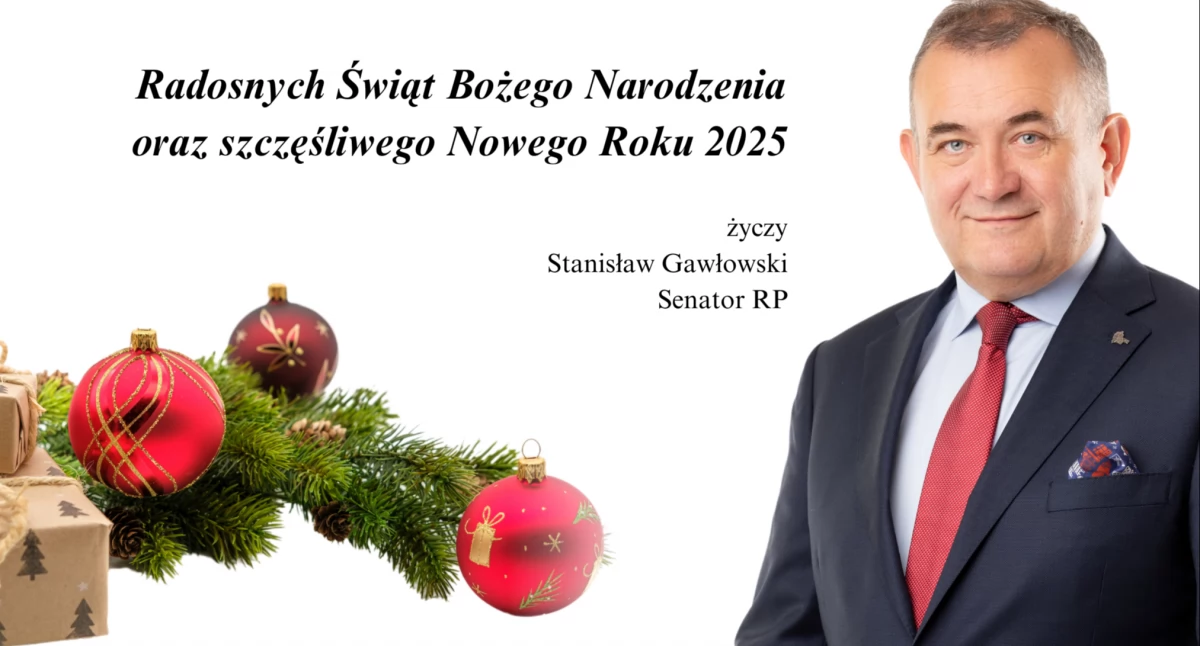 Życzenia senatora Stanisława Gawłowskiego