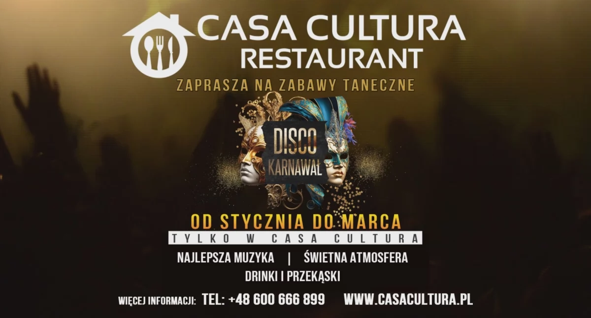 Karnawałowe Imprezy Taneczne! Casa Cultura poleca, zaprasza i coś więcej